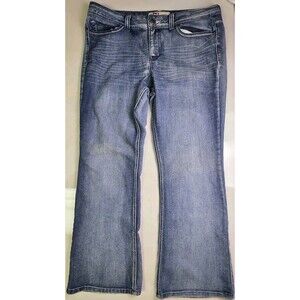 Vintage Leigh Sophia Hipster Flare Low Rise Jeans Size 15 Junior's Short